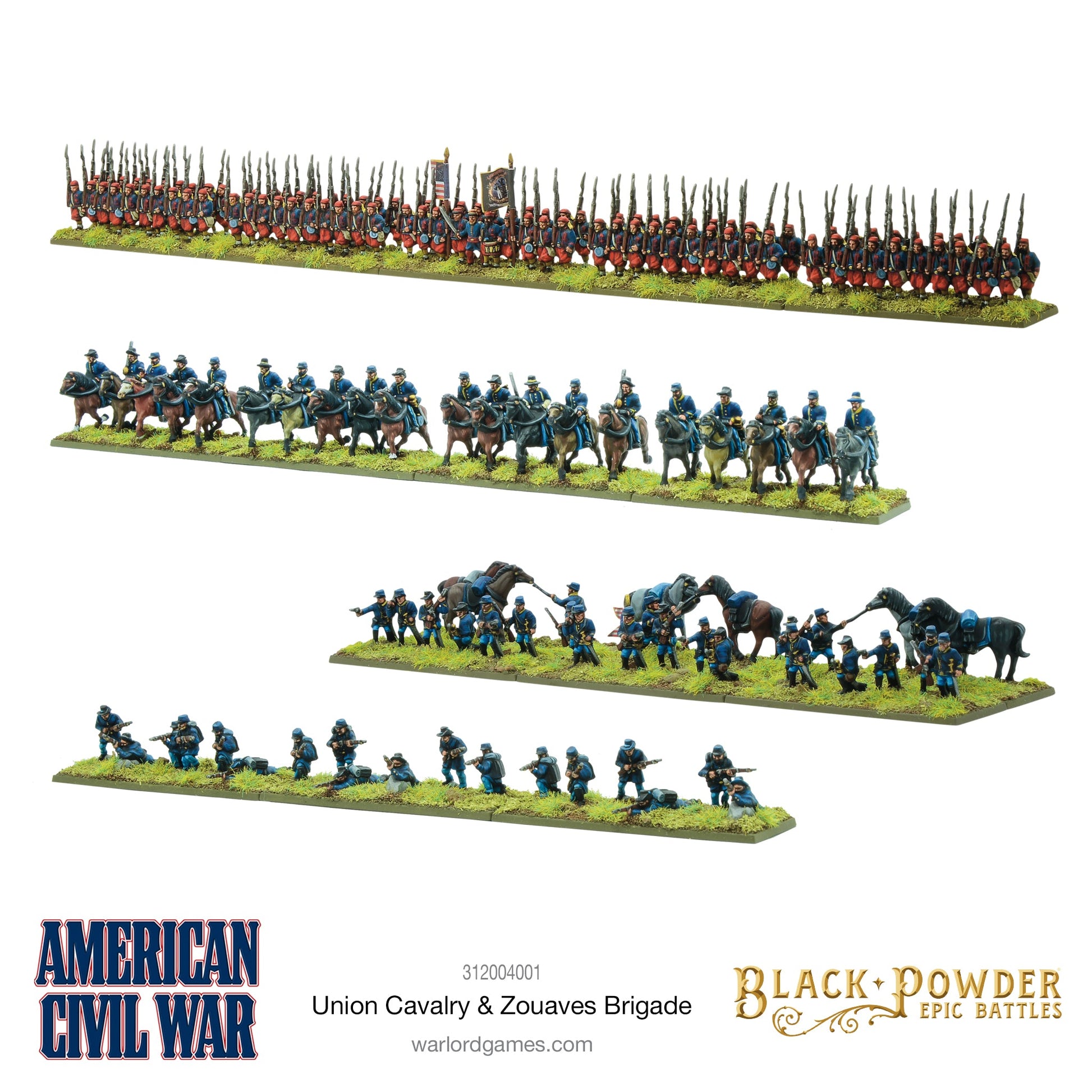Epic Battles: American Civil War - Battles - American Civil War Union Cavalry & Zouaves Brigade
