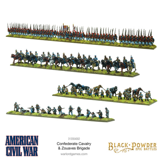 Epic Battles: American Civil War - Battles - American Civil War Confederate Cavalry & Zouaves Brigade
