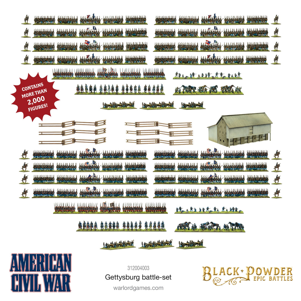 Epic Battles: American Civil War - Battles - American Civil War Gettysburg Battle Set