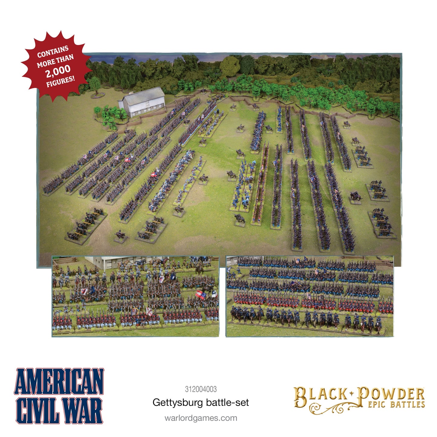 Epic Battles: American Civil War - Battles - American Civil War Gettysburg Battle Set