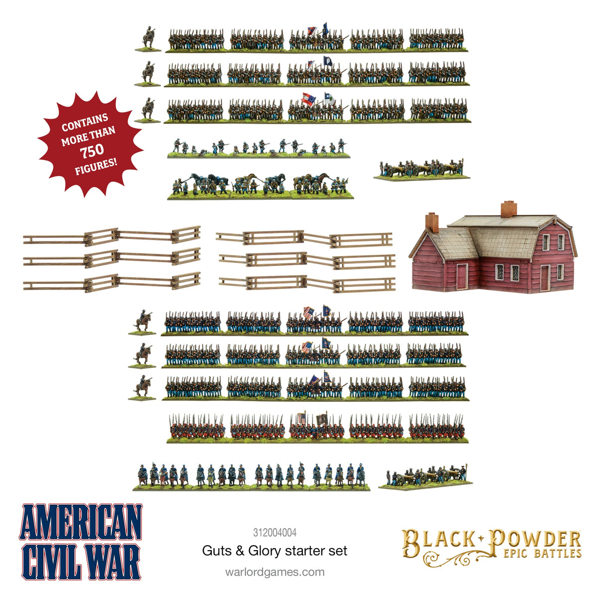 Epic Battles: American Civil War - Battles - American Civil War Guts & Glory Starter Set