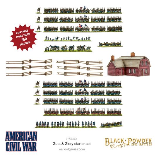 Epic Battles: American Civil War - Battles - American Civil War Guts & Glory Starter Set