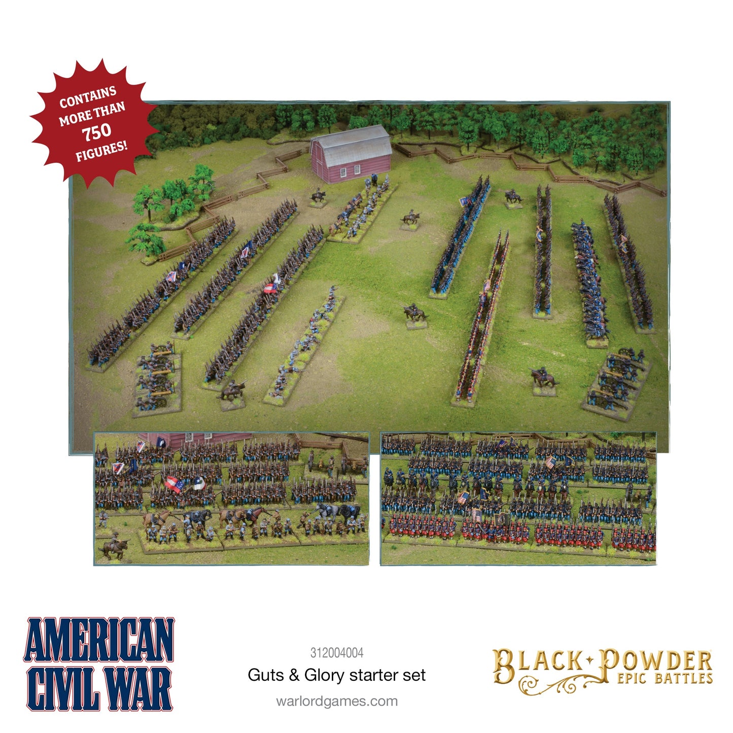 Epic Battles: American Civil War - Battles - American Civil War Guts & Glory Starter Set