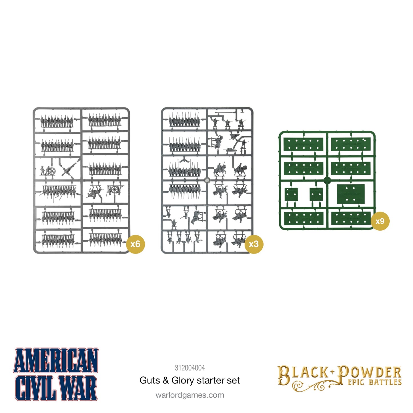 Epic Battles: American Civil War - Battles - American Civil War Guts & Glory Starter Set