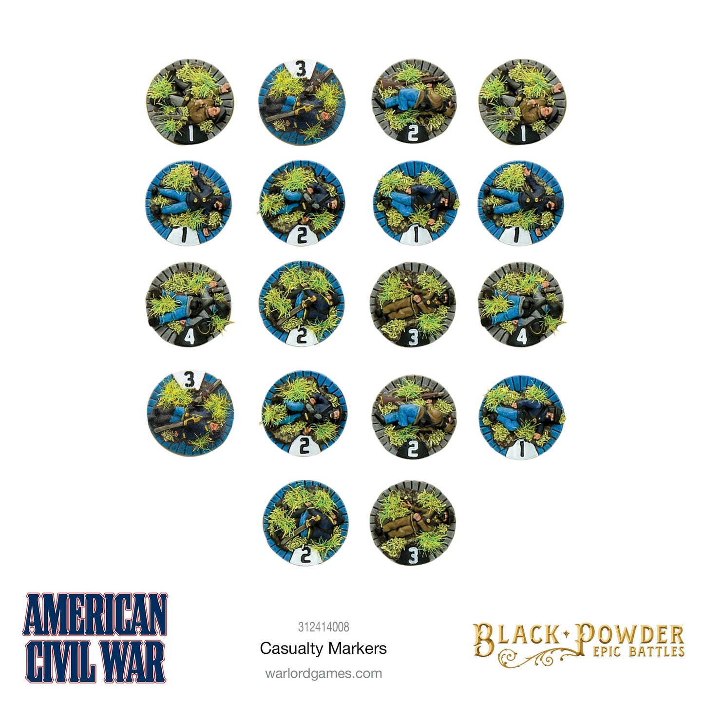 Epic Battles: American Civil War - Battles - American Civil War Casualty Markers