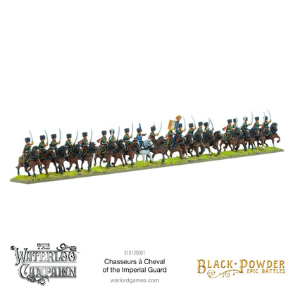 Black Powder: French - Battles: Waterloo - French Chasseurs à Cheval of the Imperial Guard