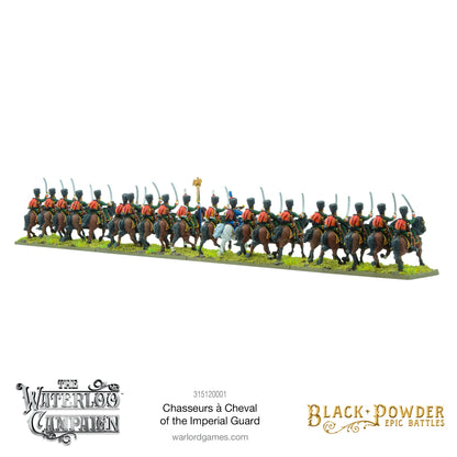 Black Powder: French - Battles: Waterloo - French Chasseurs à Cheval of the Imperial Guard