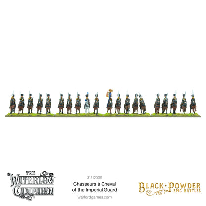 Black Powder: French - Battles: Waterloo - French Chasseurs à Cheval of the Imperial Guard