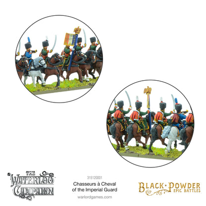 Black Powder: French - Battles: Waterloo - French Chasseurs à Cheval of the Imperial Guard