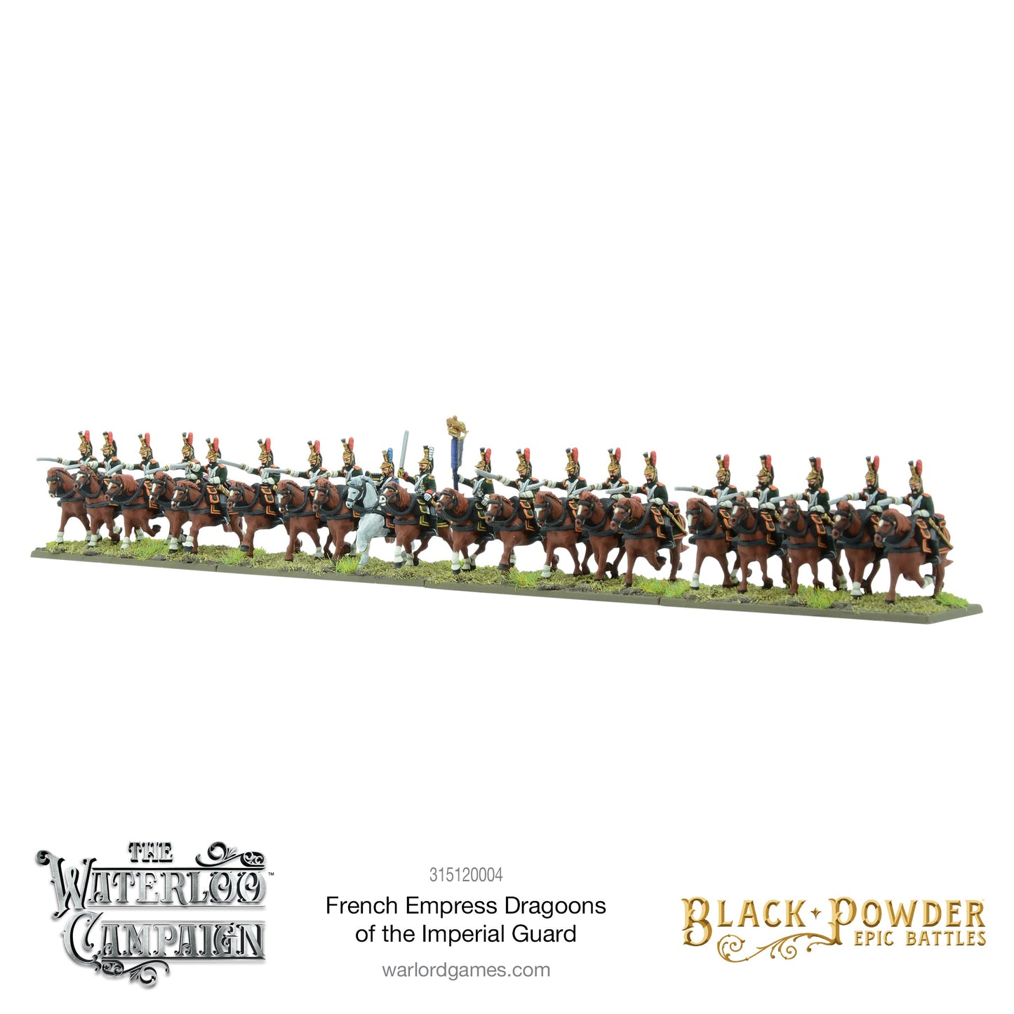 Black Powder: French - Battles: Waterloo - French Empress Dragoons of the Imperial Guard