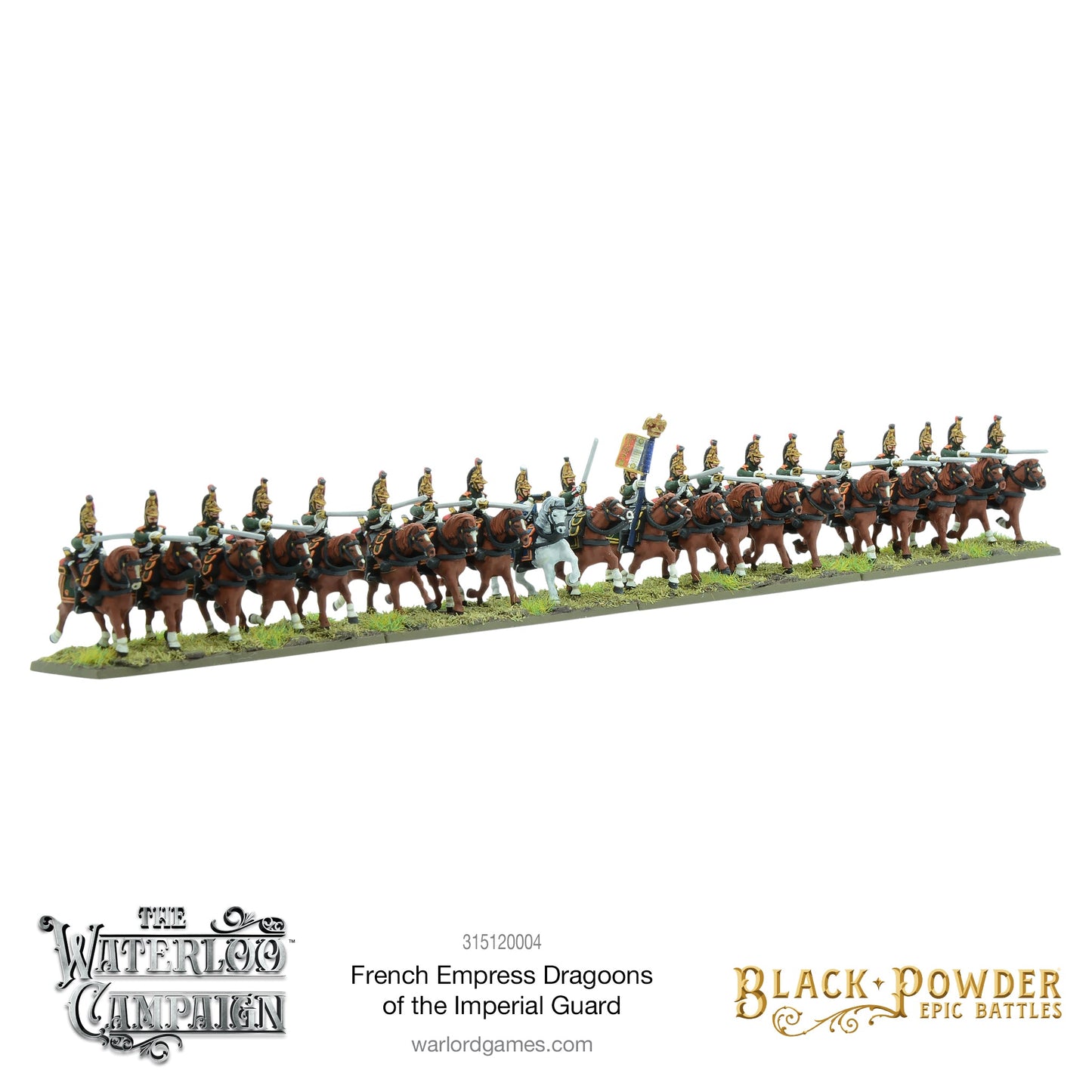 Black Powder: French - Battles: Waterloo - French Empress Dragoons of the Imperial Guard