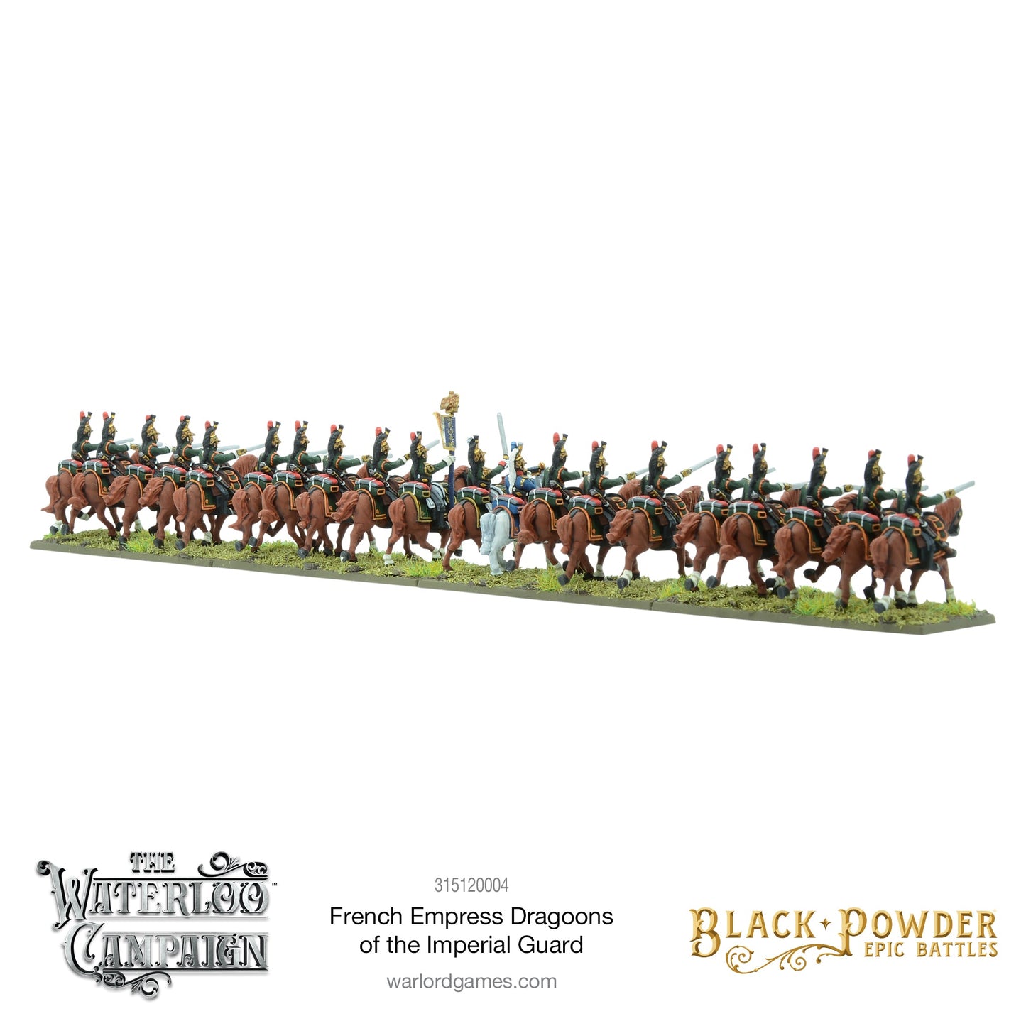 Black Powder: French - Battles: Waterloo - French Empress Dragoons of the Imperial Guard