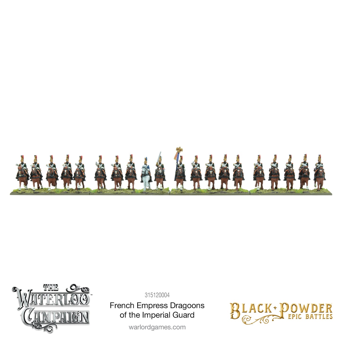 Black Powder: French - Battles: Waterloo - French Empress Dragoons of the Imperial Guard