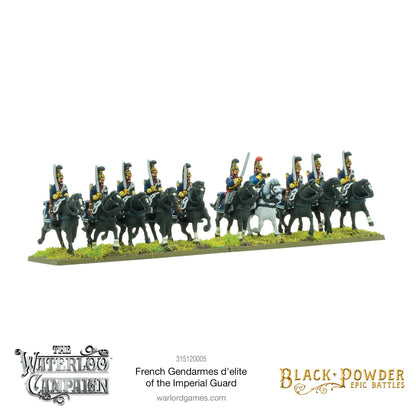 Black Powder: French - Battles: Waterloo - French Gendarmes d'elite of the Imperial Guard