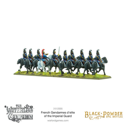 Black Powder: French - Battles: Waterloo - French Gendarmes d'elite of the Imperial Guard