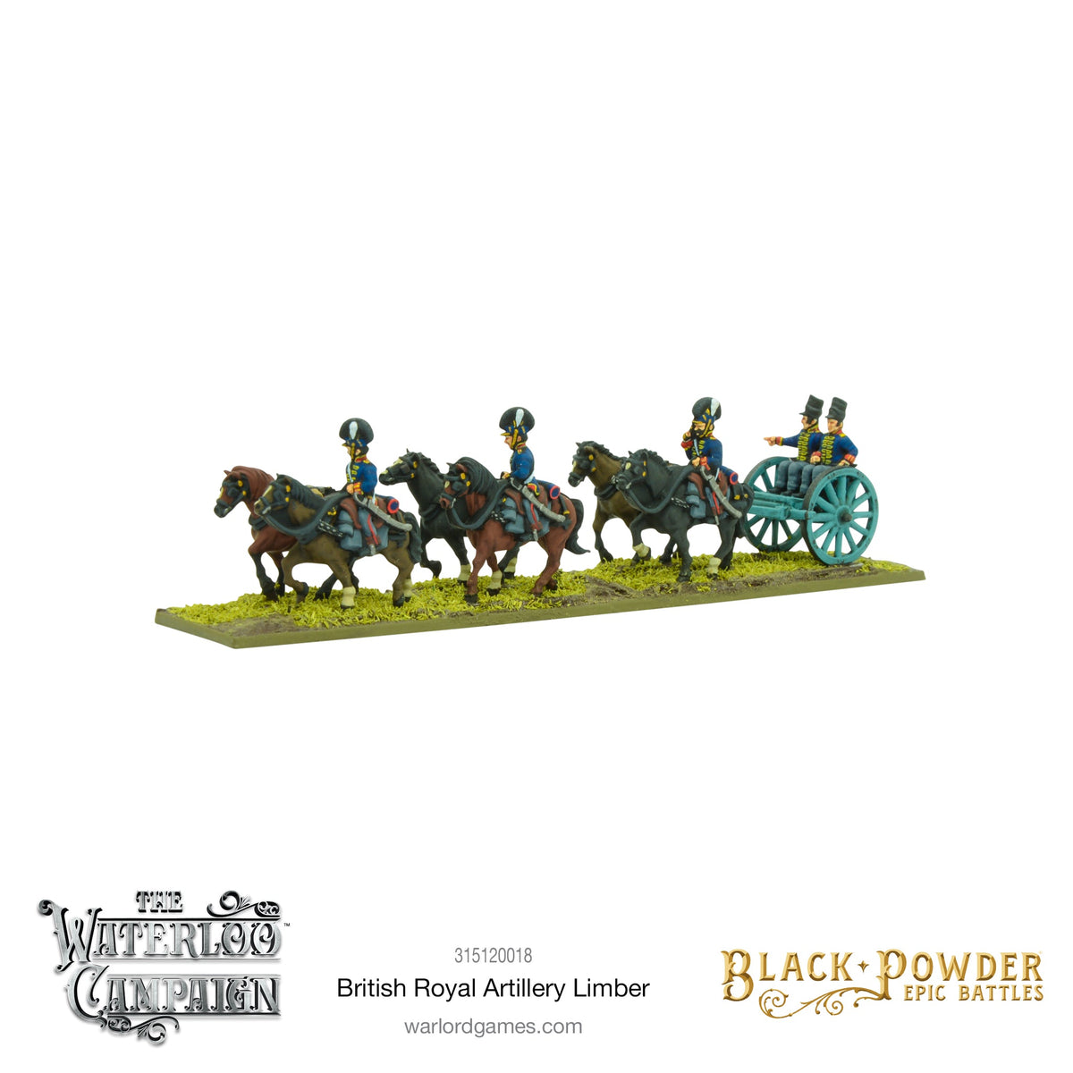 Epic Battles: Waterloo - Battles: Napoleonic British Royal Artillery Limber