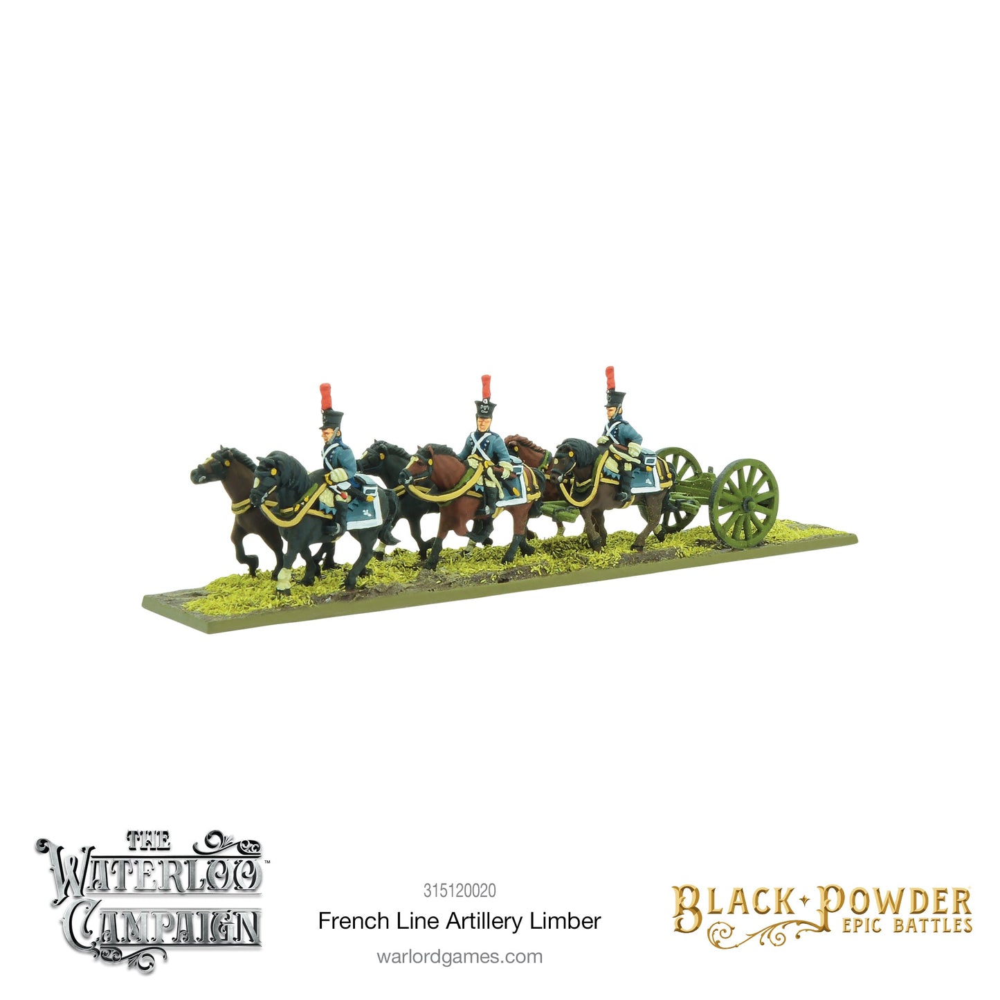 Epic Battles: Waterloo - Battles: Napoleonic French Line Artillery Limber
