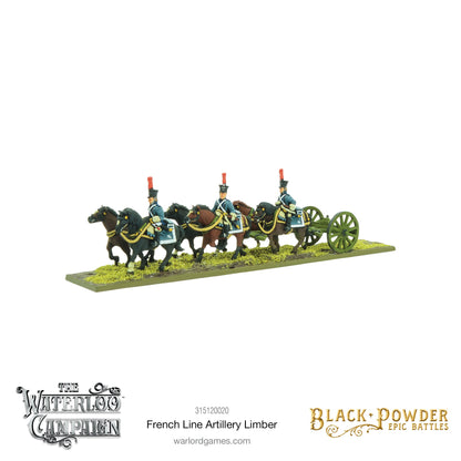 Epic Battles: Waterloo - Battles: Napoleonic French Line Artillery Limber