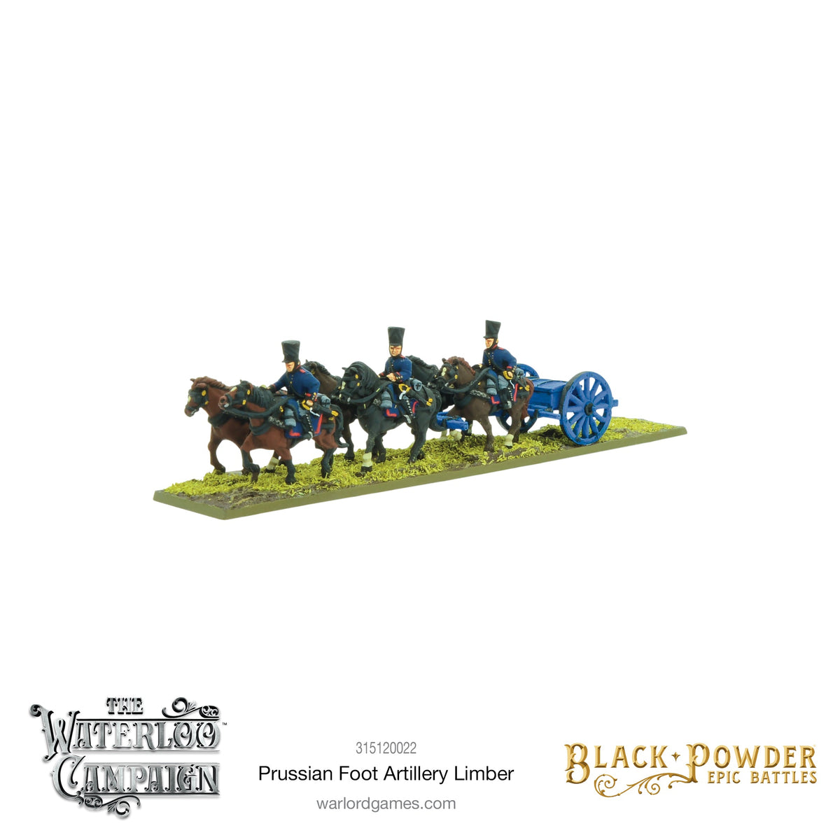 Epic Battles: Waterloo - Battles: Napoleonic Prussian Foot Artillery Limber