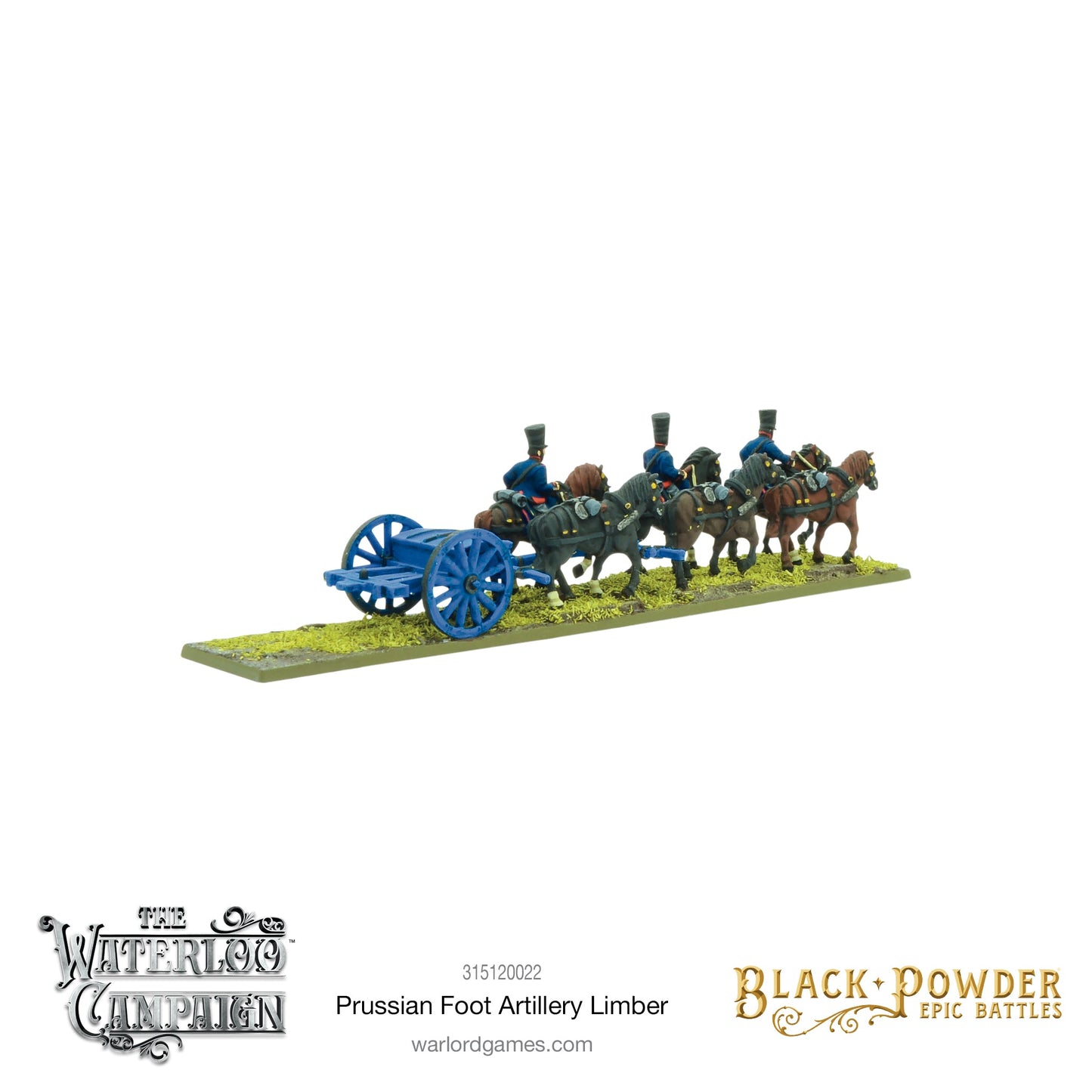 Epic Battles: Waterloo - Battles: Napoleonic Prussian Foot Artillery Limber