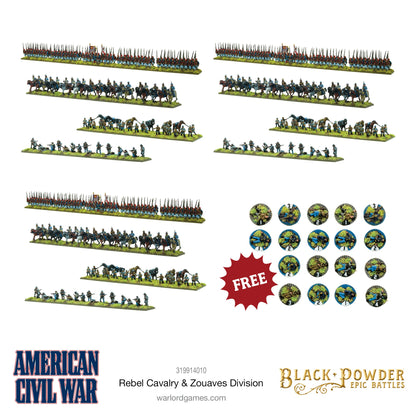 Epic Battles: American Civil War - Battles - American Civil War Rebel Cavalry & Zouaves Division
