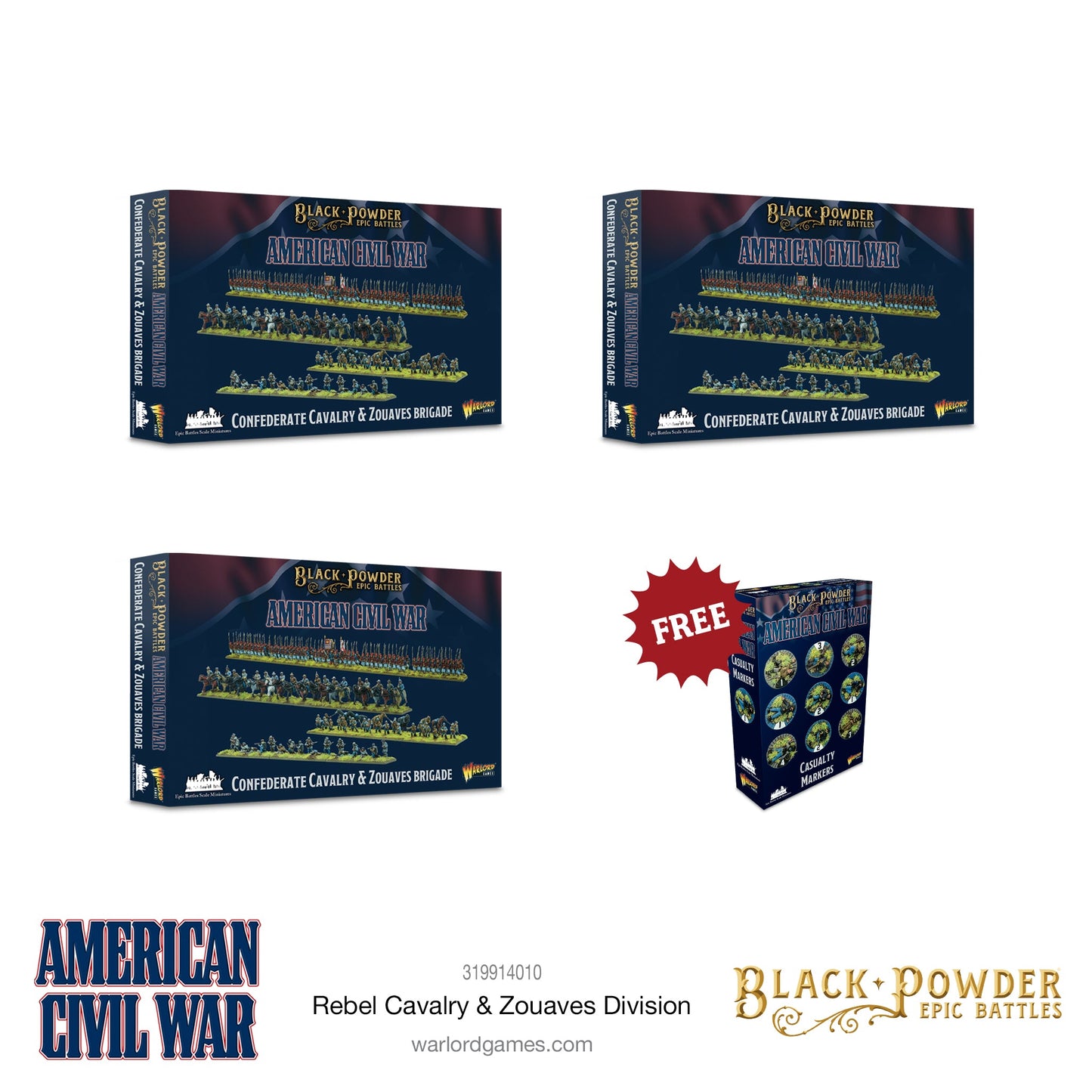 Epic Battles: American Civil War - Battles - American Civil War Rebel Cavalry & Zouaves Division