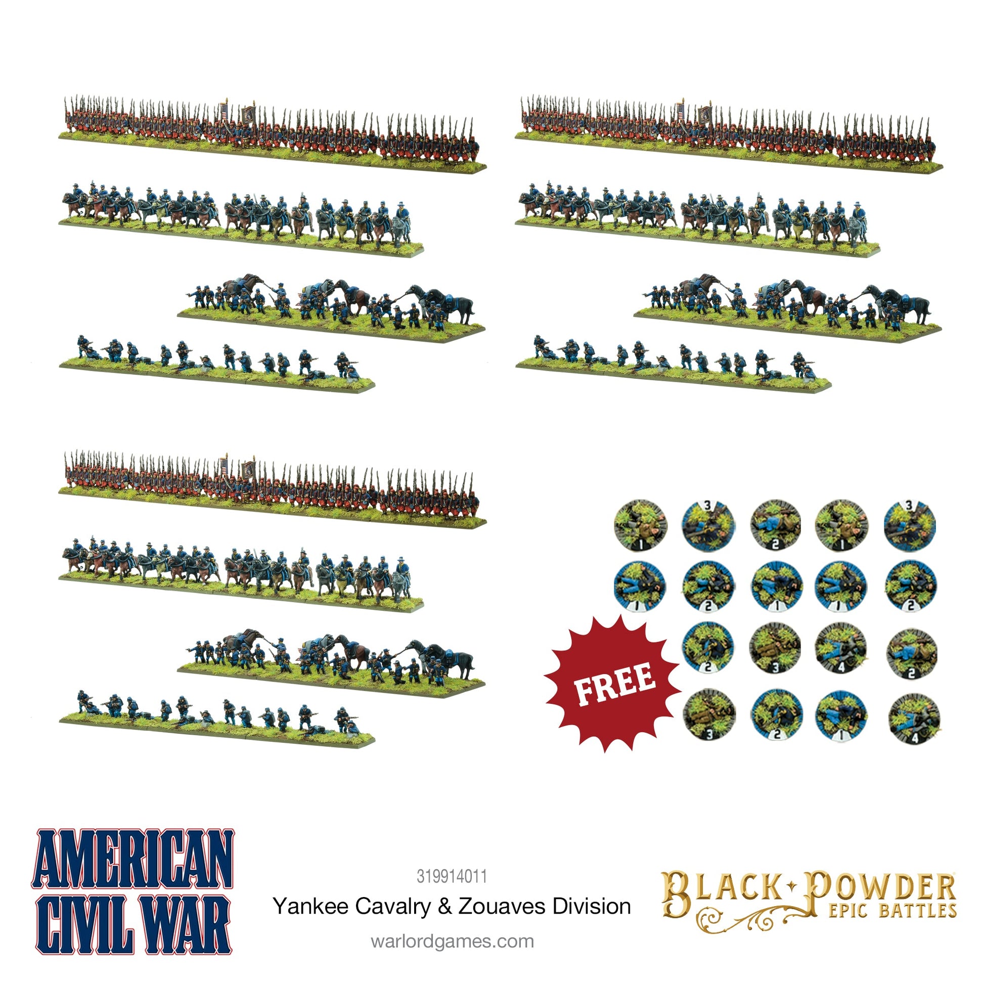 Epic Battles: American Civil War - Battles - American Civil War Yankee Cavalry & Zouaves Division