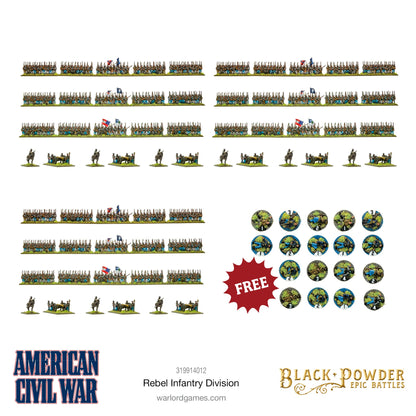 Epic Battles: American Civil War - Battles - American Civil War Rebel Infantry Division