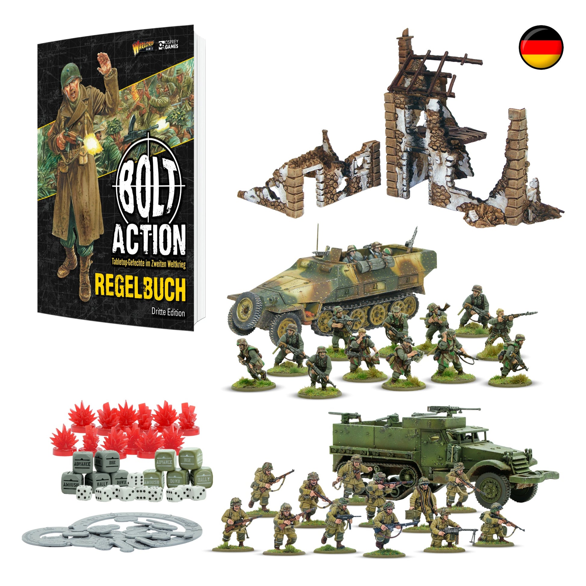 Bolt Action: German - Band of Brothers - German Language Bolt Action: Third Edition Starter Set