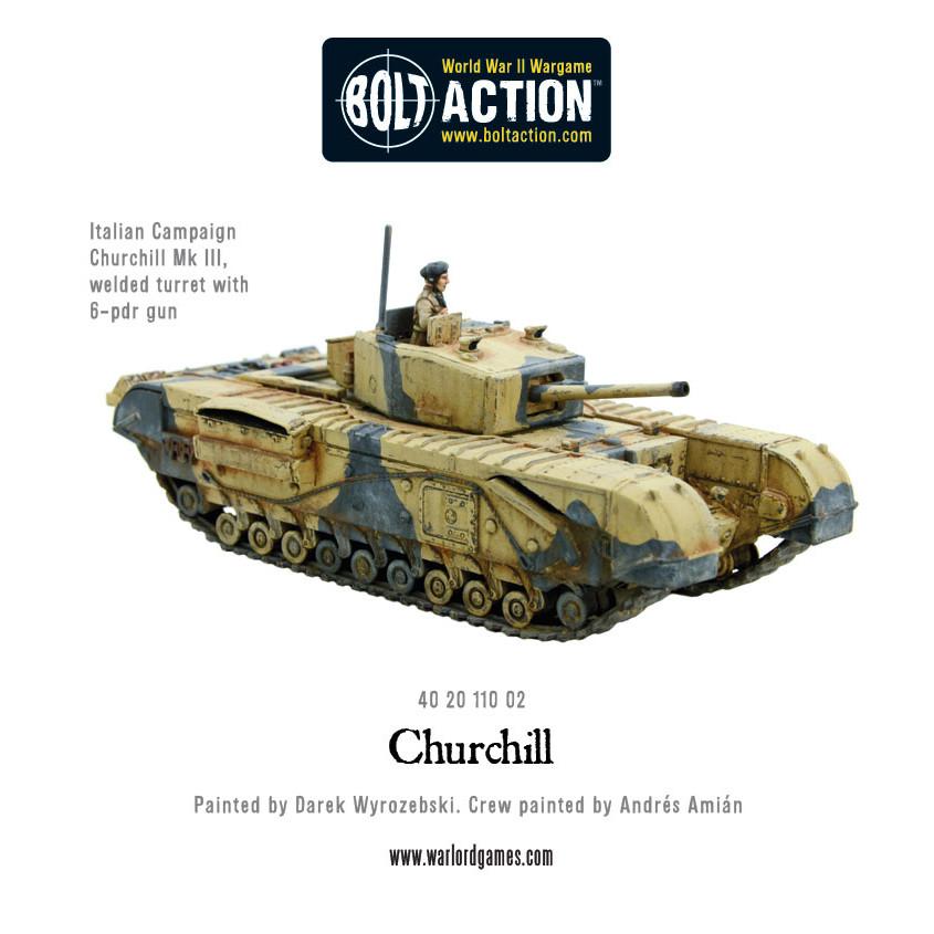 Achtung Panzer!: British Tanks - Churchill Tank (Plastic)