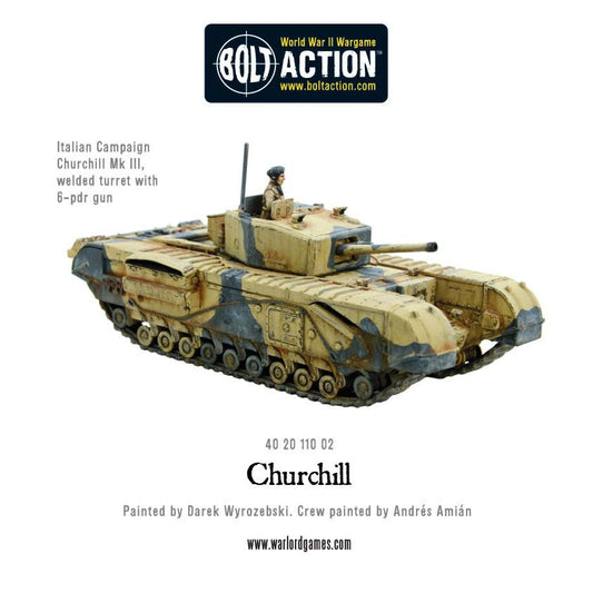 Achtung Panzer!: British Tanks - Churchill Tank (Plastic)