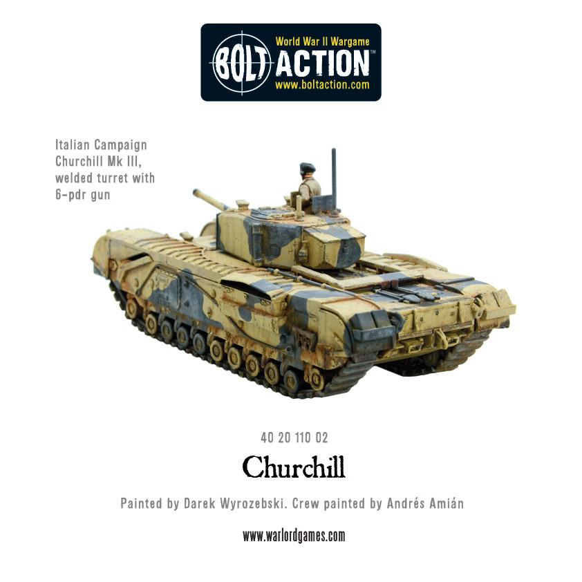 Achtung Panzer!: British Tanks - Churchill Tank (Plastic)