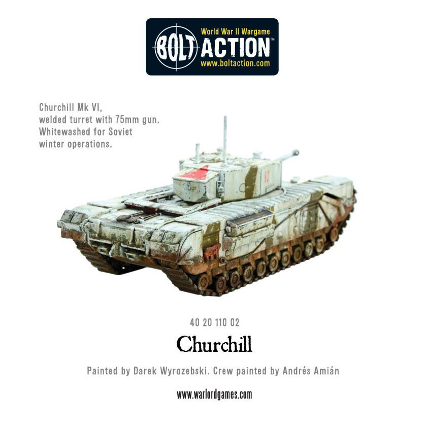 Achtung Panzer!: British Tanks - Churchill Tank (Plastic)