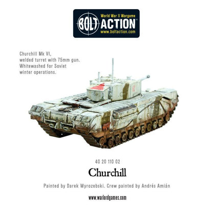 Achtung Panzer!: British Tanks - Churchill Tank (Plastic)