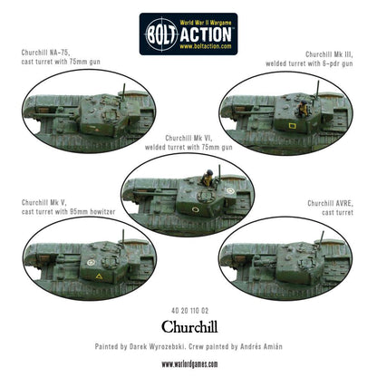 Achtung Panzer!: British Tanks - Churchill Tank (Plastic)