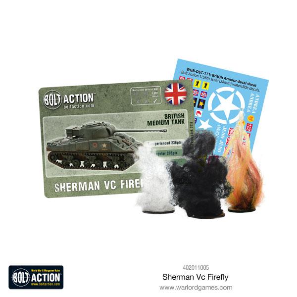 Achtung Panzer!: British Tanks - Sherman Firefly Vc (Plastic Box)