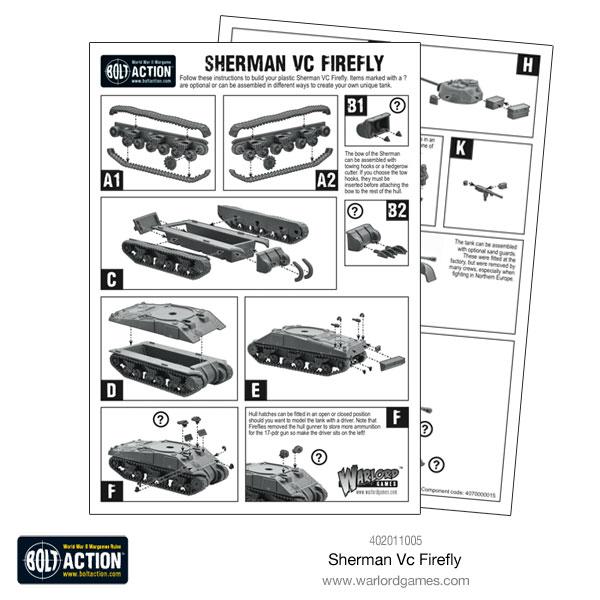 Achtung Panzer!: British Tanks - Sherman Firefly Vc (Plastic Box)