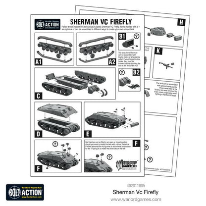 Achtung Panzer!: British Tanks - Sherman Firefly Vc (Plastic Box)