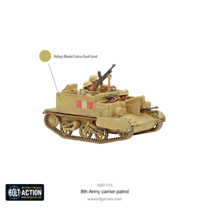 Bolt Action: 8th Army carrier patrol