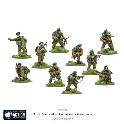 Bolt Action: Churchill's Gangsters (British & Inter-Allied Commandos) starter army