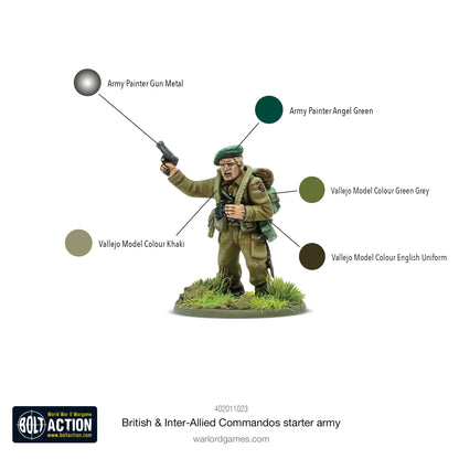 Bolt Action: Churchill's Gangsters (British & Inter-Allied Commandos) starter army