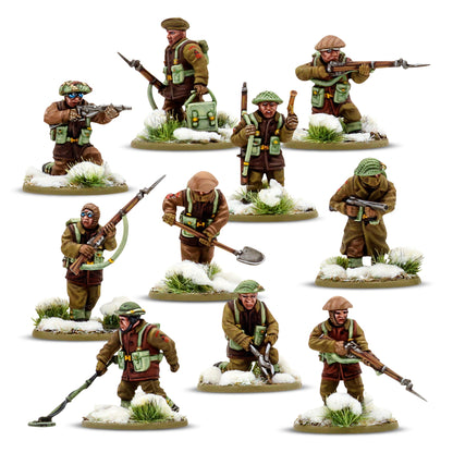 Bolt Action: British & Canadian Infantry (Winter) Platoon