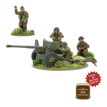 Bolt Action: British - British 6-pounder anti-tank gun (plastic)