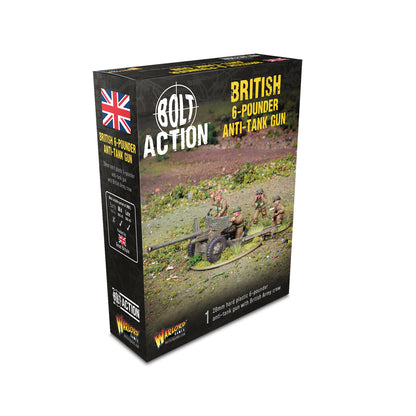 Bolt Action: British - British 6-pounder anti-tank gun (plastic)