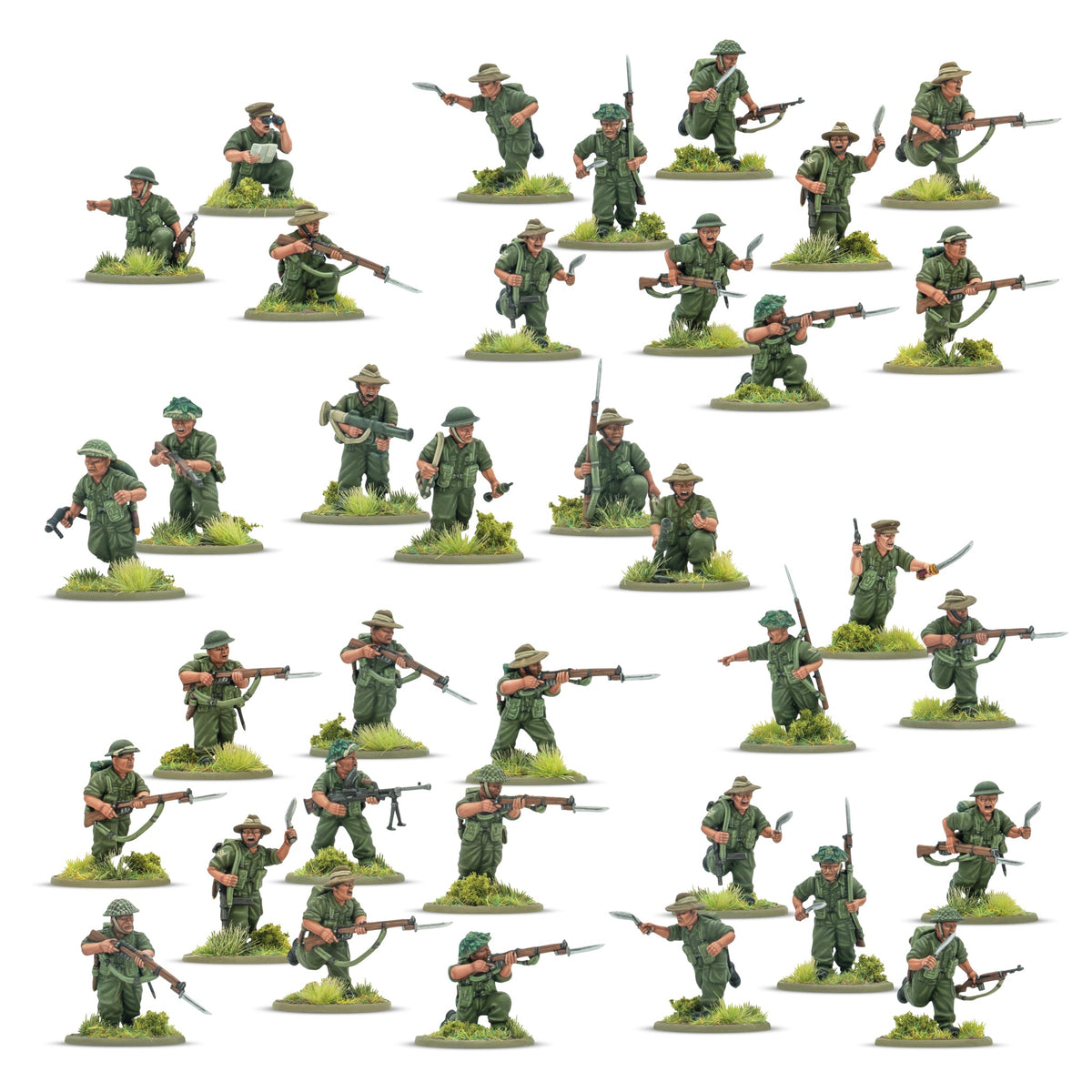Bolt Action: British - Gurkha Infantry Platoon