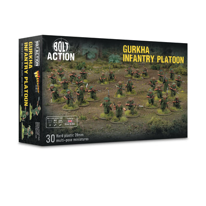 Bolt Action: British - Gurkha Infantry Platoon