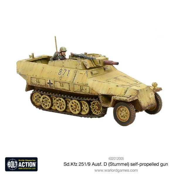 Bolt Action: German - Sd.Kfz 251/9 Ausf D (Stummel) half-track