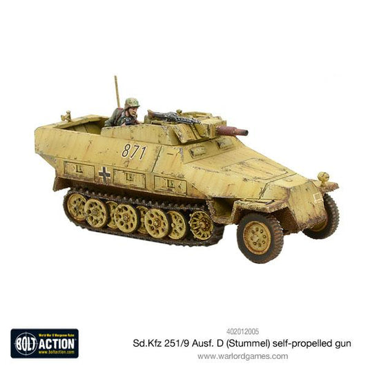 Bolt Action: German - Sd.Kfz 251/9 Ausf D (Stummel) half-track