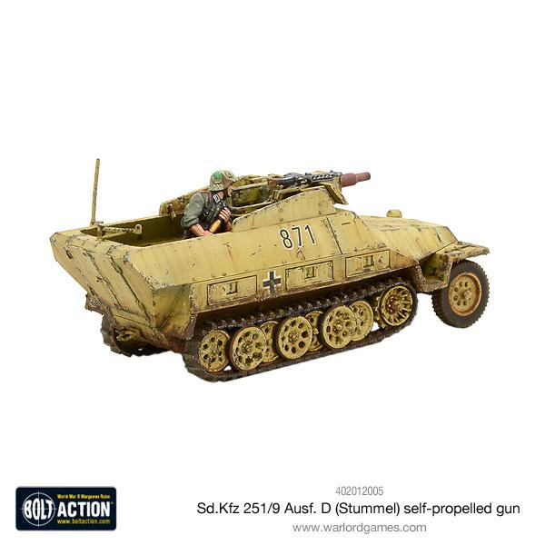 Bolt Action: German - Sd.Kfz 251/9 Ausf D (Stummel) half-track