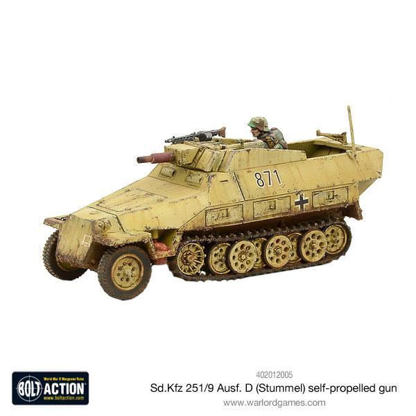 Bolt Action: German - Sd.Kfz 251/9 Ausf D (Stummel) half-track